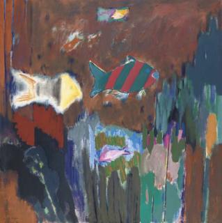 David Alan Redpath Michie, R.S.A., R.S.W. - Fish - Barrier Reef