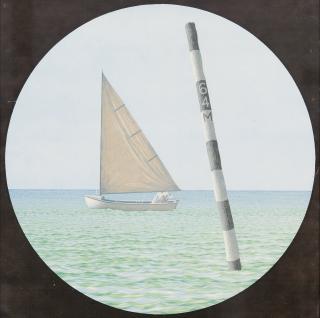David Alexander Colville - Boat And Marker