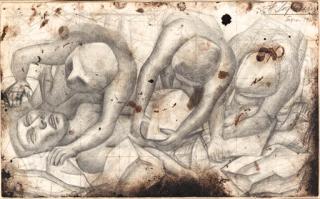 David Alfaro Siqueiros - Accidente en la mina