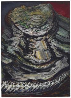 David Alfaro Siqueiros - Ascenso (El hombre en el paisaje) also known as Hacia la cima