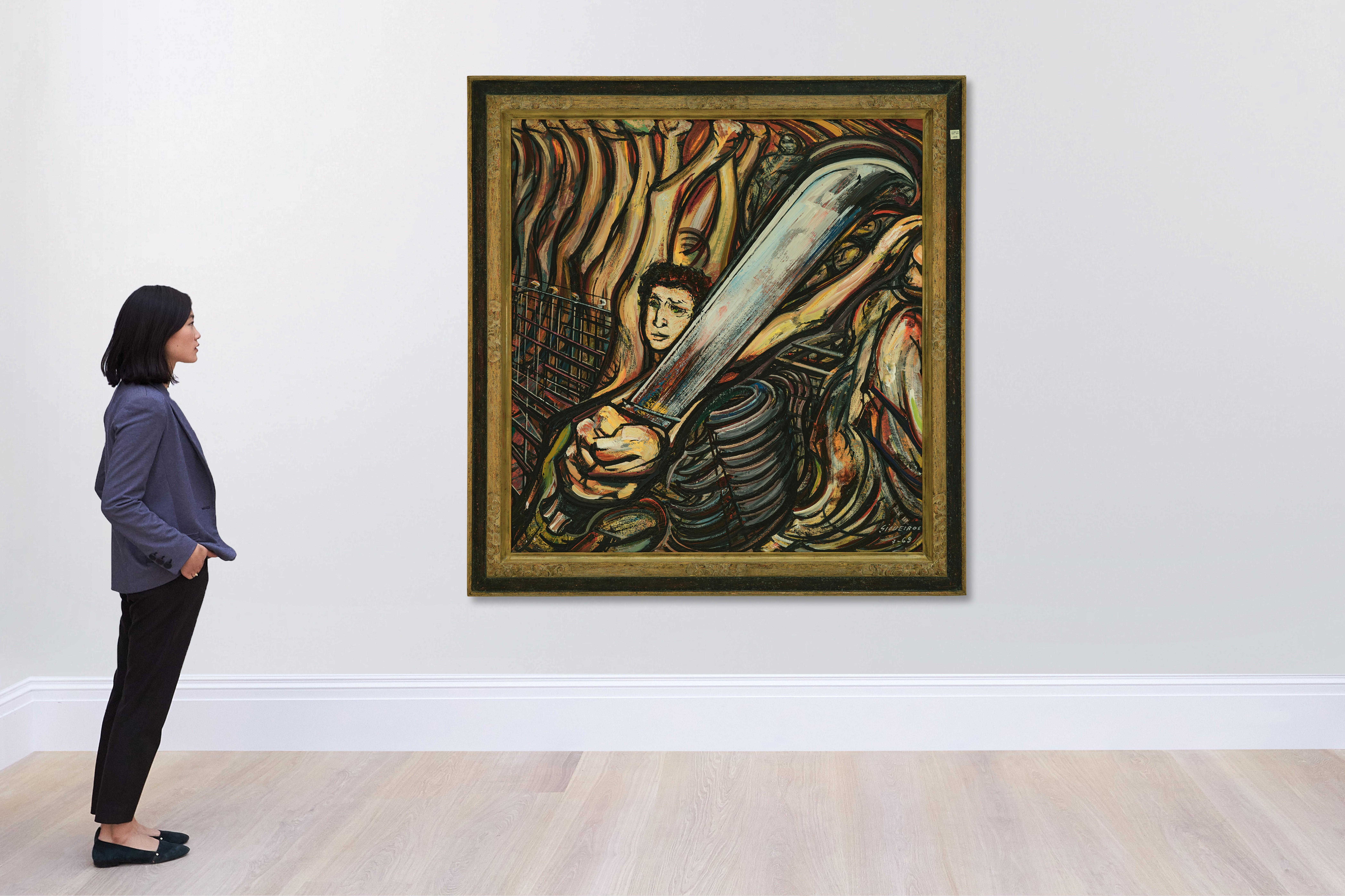 David Alfaro Siqueiros - El machete (Autorretrato)