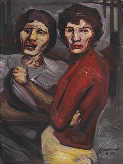 David Alfaro Siqueiros - Las conejas