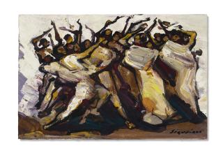 David Alfaro Siqueiros - Pelea Fratricida