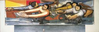 David Alfaro Siqueiros - Proyecto para el mural sur de la Cd. Universitaria: La gente de la universidad y la universidad de la gente
