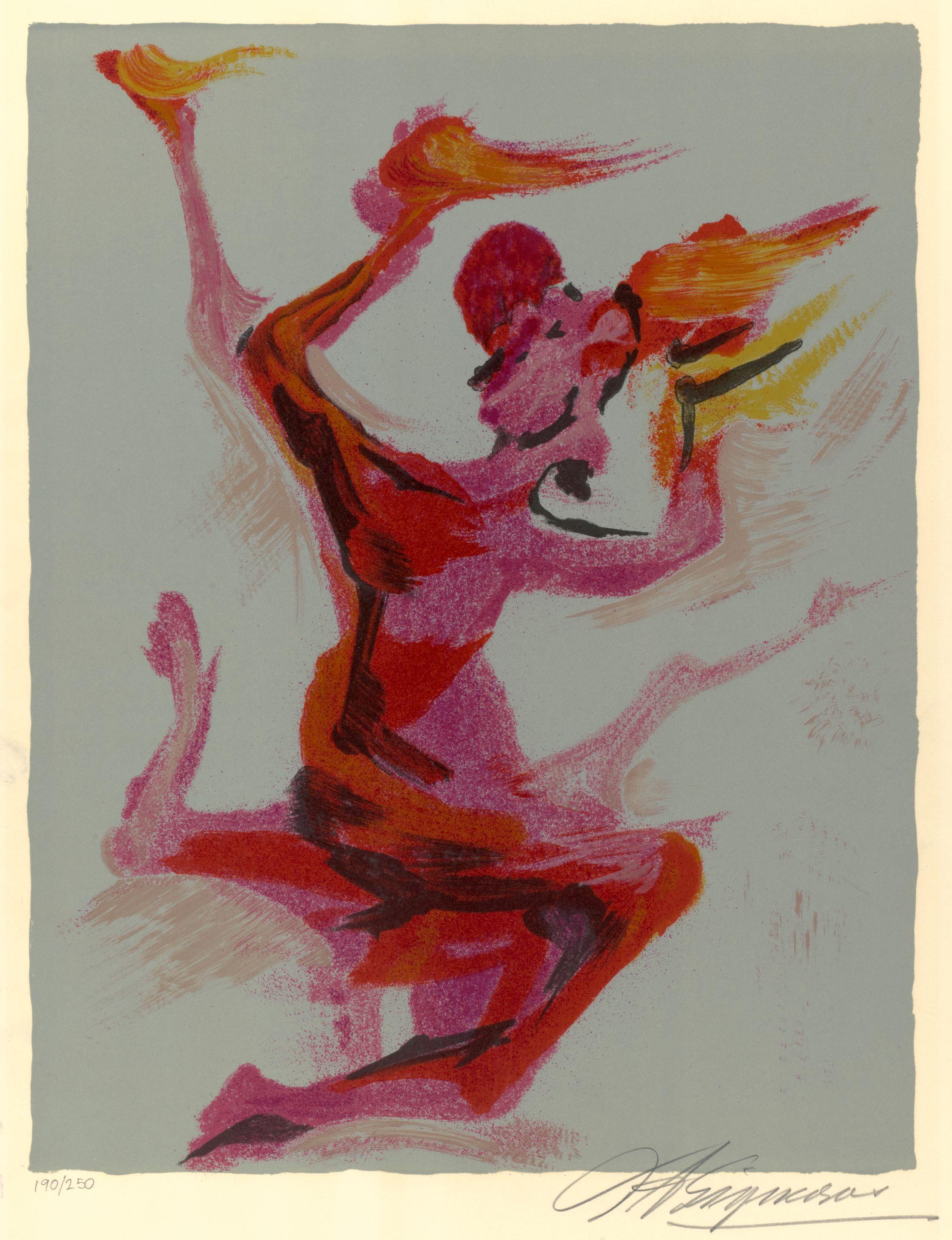 David Alfaro Siqueiros - Six Plates, from Prison Fantasies (6 works)