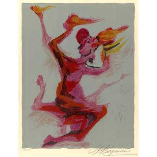 David Alfaro Siqueiros - Six Plates, from Prison Fantasies (6 works)