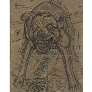 David Alfaro Siqueiros - Study For El Guardián De La Paz