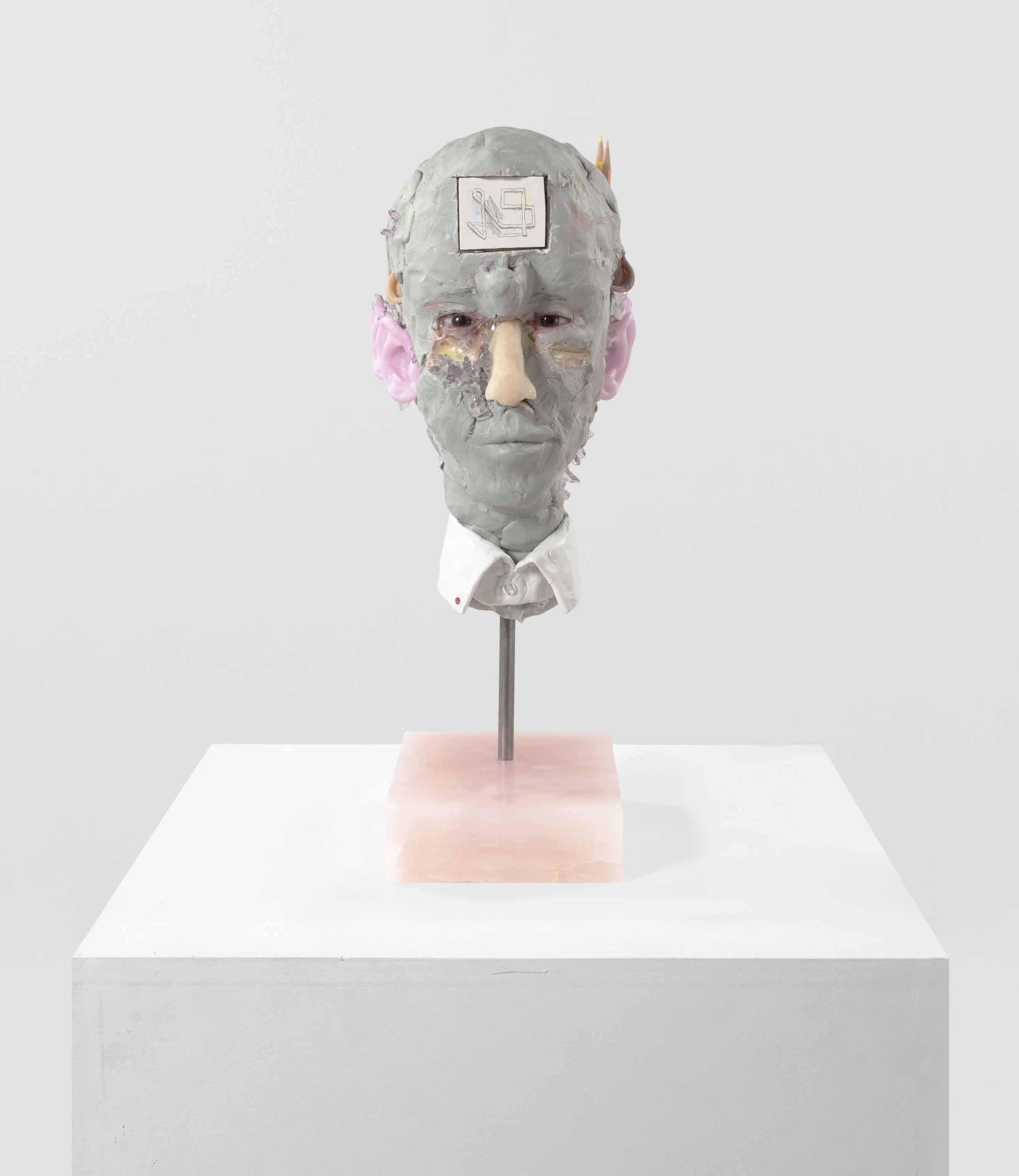 David Altmejd - Bust With Glass Ears