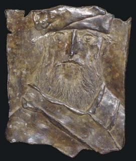 David Aronson - Bearded man; also another portrait