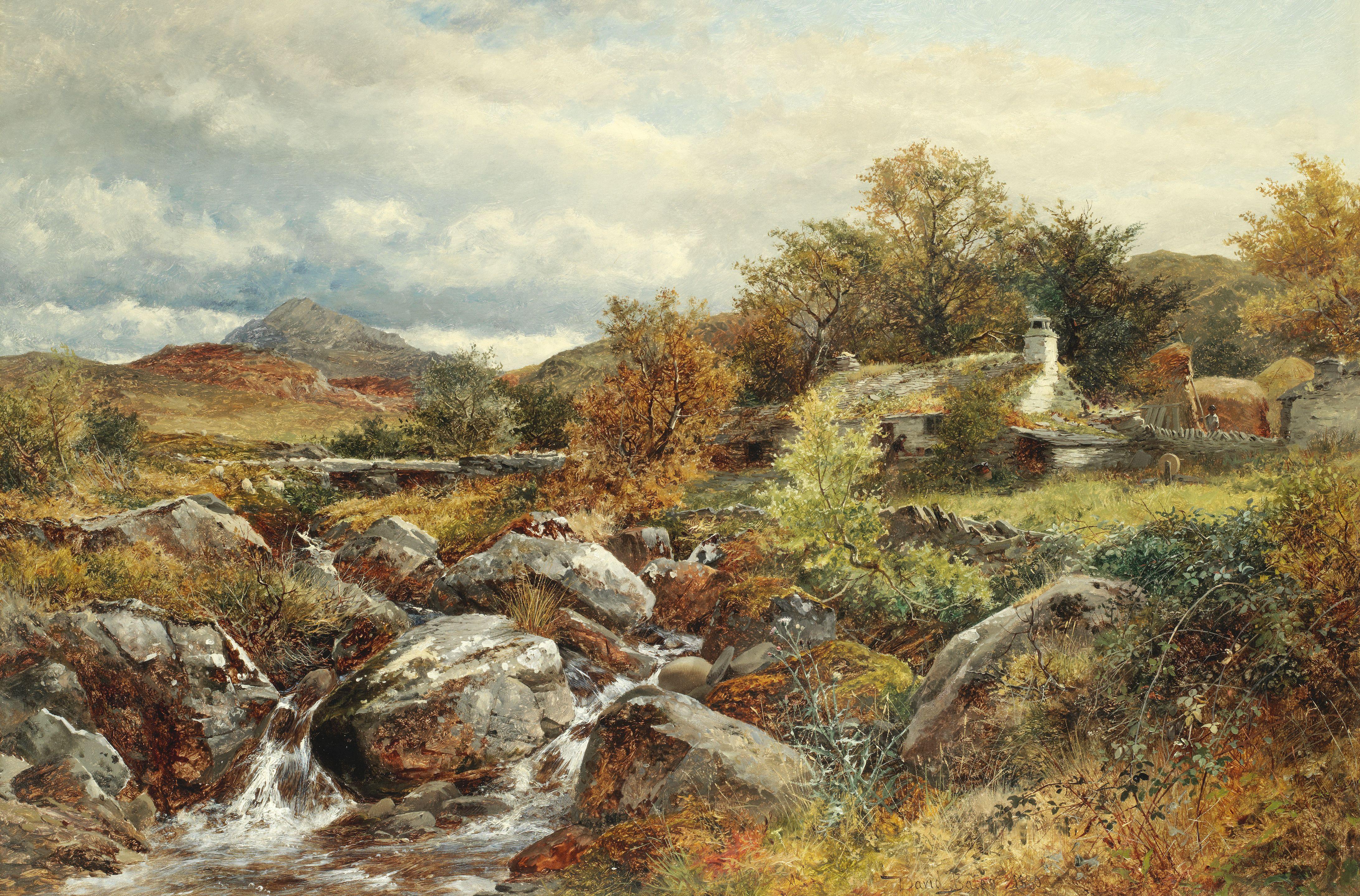 David Bates - \'A Welsh homestead\'