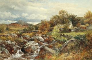 David Bates - \'A Welsh homestead\'