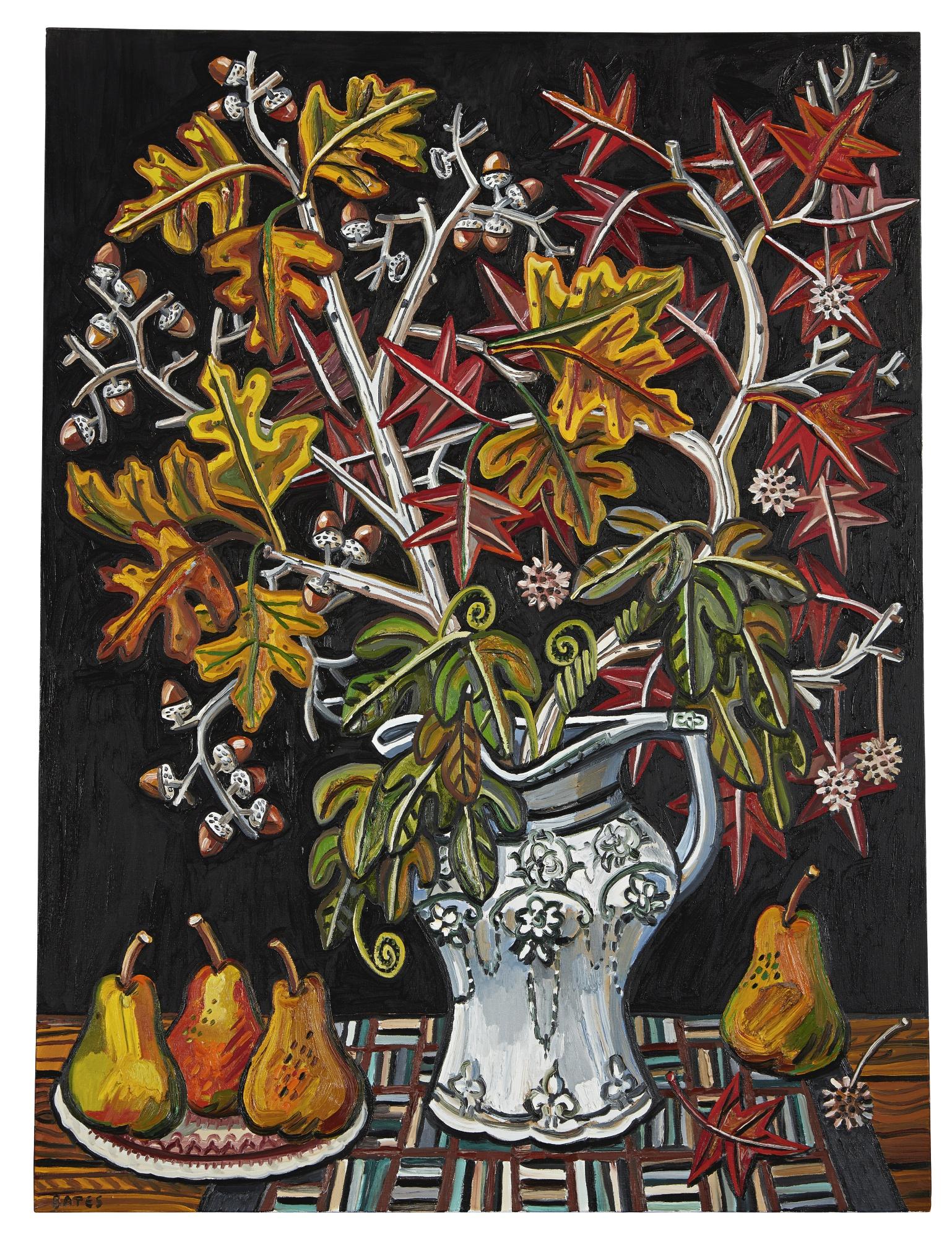 David Bates - Oak, Sweet Gum And Pears