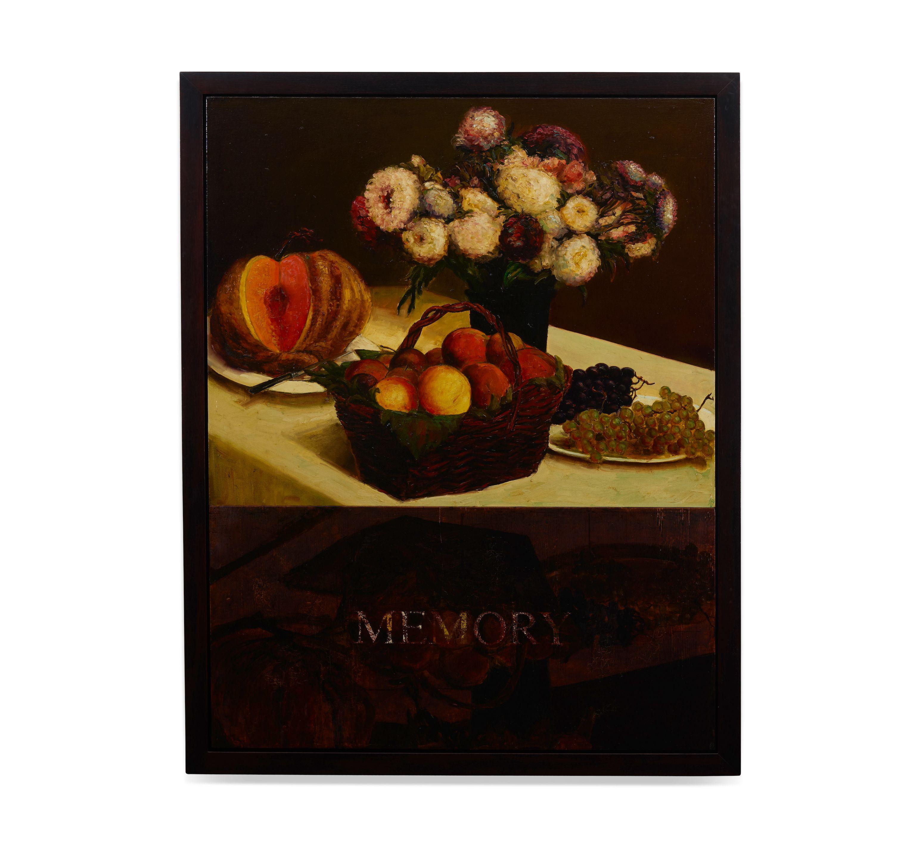 David Bierk - Reflective Still Life #2 (Memory), to Fantin-Latour, 1994