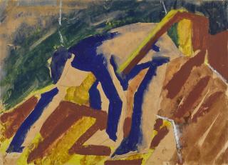 David Bomberg - Bargee Figure