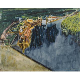 David Bomberg - Barges