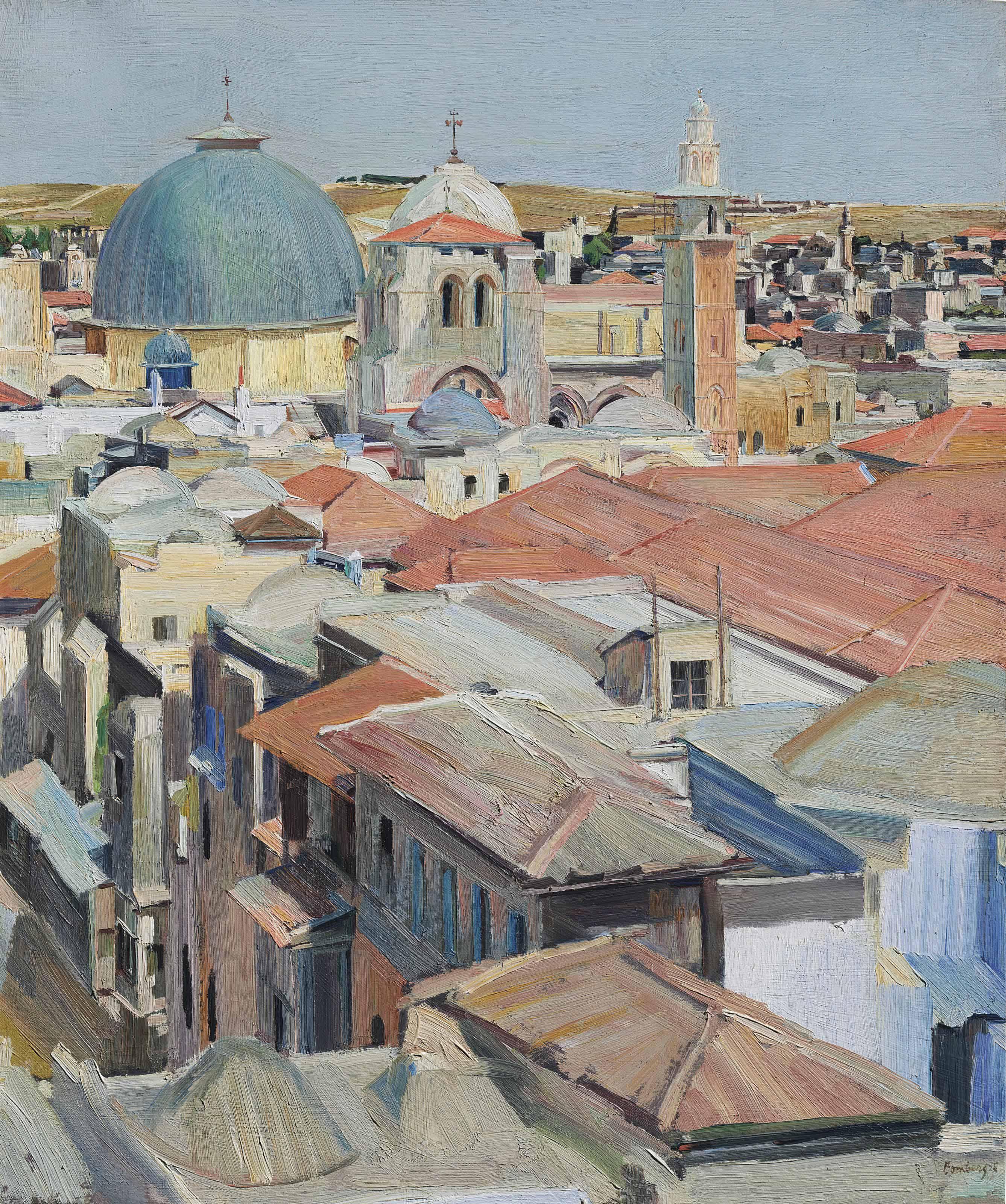 David Bomberg - Church Of The Holy Sepulchre, Jerusalem