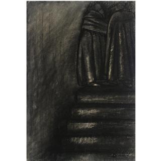 David Bomberg - Conspirators-Top Of The Stairs