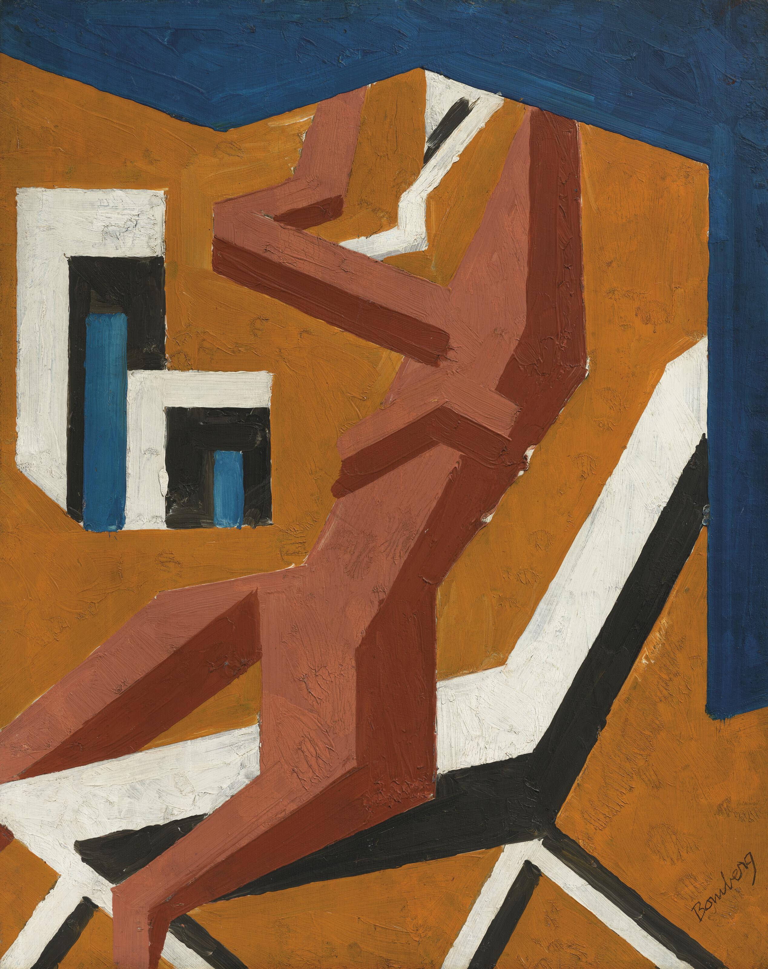 David Bomberg - Figure Study (Racehorse)