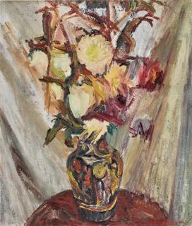 David Bomberg - Flowers In A Vase
