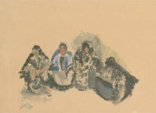 David Bomberg - Four Bedouins