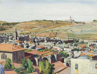 David Bomberg - Jerusalem from the Mount of Olives