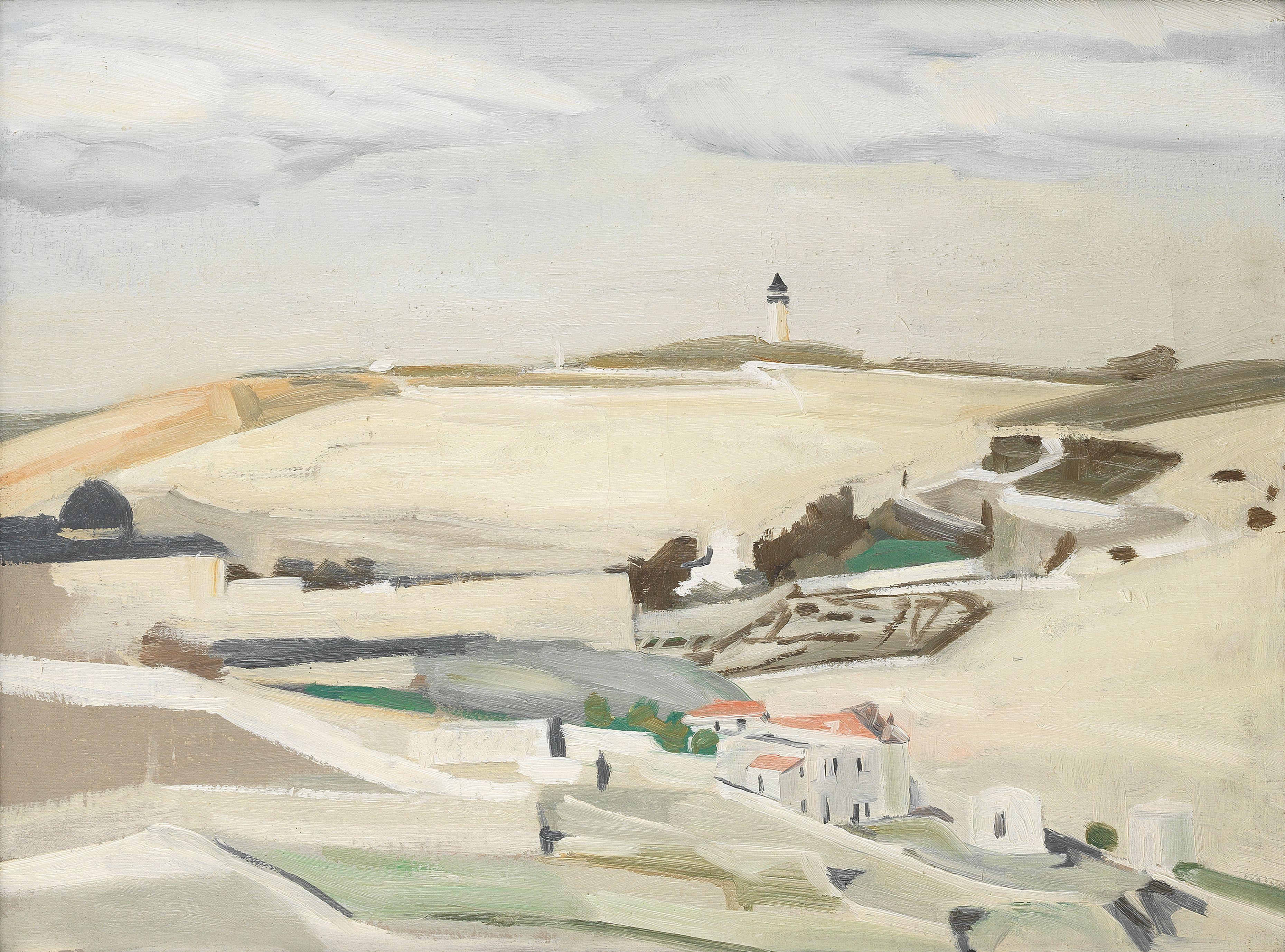 David Bomberg - Mount Scopus and Government House