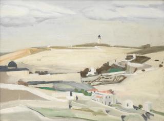 David Bomberg - Mount Scopus and Government House
