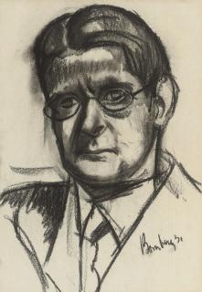 David Bomberg - Potrait of Thomas Burke