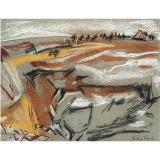 David Bomberg - Quarry Development, Palestine 1924