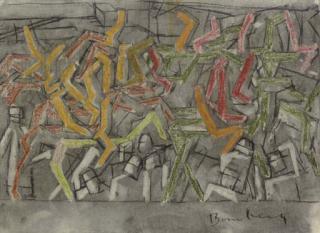 David Bomberg - Racehorses