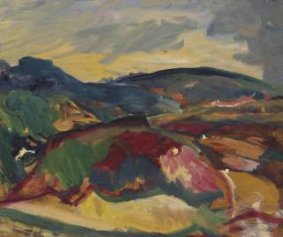 David Bomberg - Ronda Valley, looking towards El Castillo and El Barrio, San Francisco