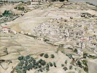 David Bomberg - Siloam and the Mount of Olives