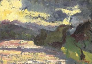 David Bomberg - The Dee, Cairngorms