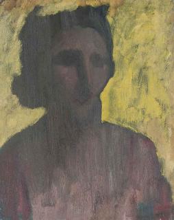 David Bomberg - The Greek Head - Portrait of Lilian