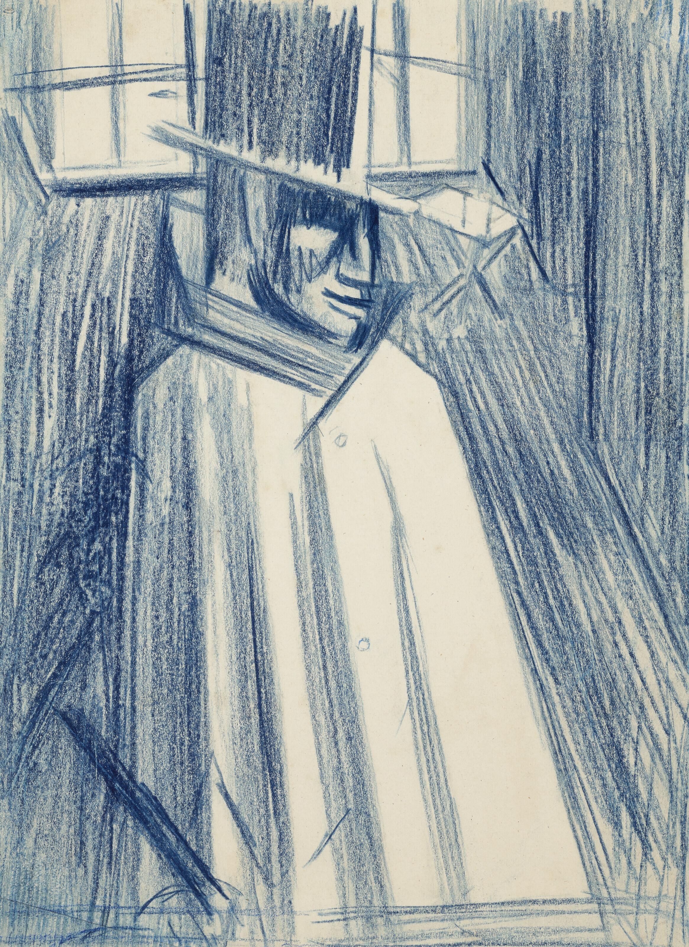 David Bomberg - The Man in the Hat