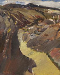 David Bomberg - The River Tajo, Toledo