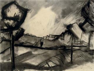 David Bomberg - Trees, Ronda Valley