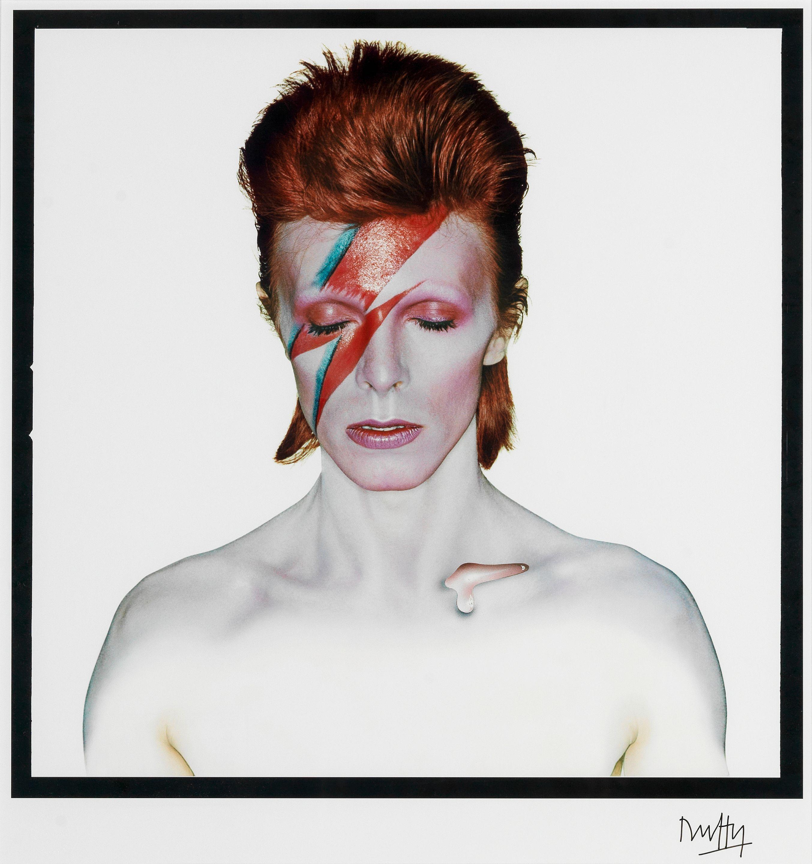 David Bowie \'Aladdin Sane (Eyes Shut)\', 1973, printed 2009