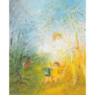 David Boyd - Australian Children And Angel In The Bush