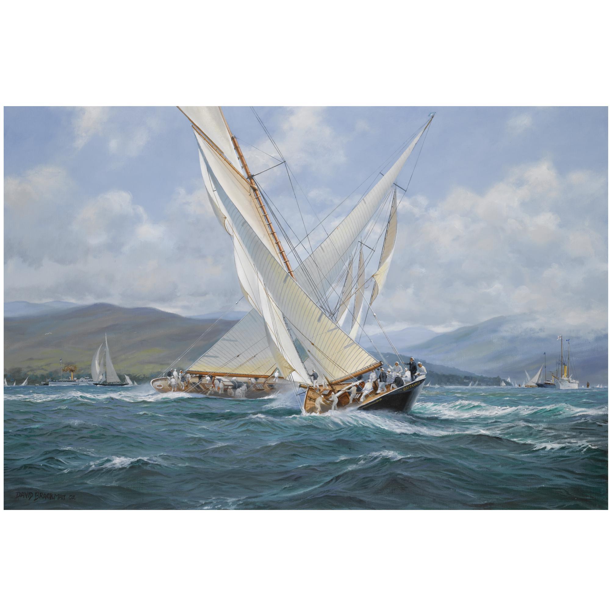 David Brackman - Britannia Racing In The Clyde