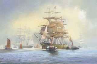 David Brackman - Thermopylae departing from Foochow
