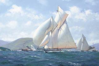 David Brackman - Westward Racing Off Hunter\'S Quay On The Clyde