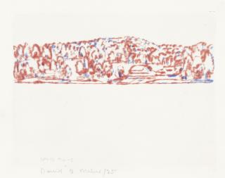 David Brown Milne - Across The Lake, Second Version