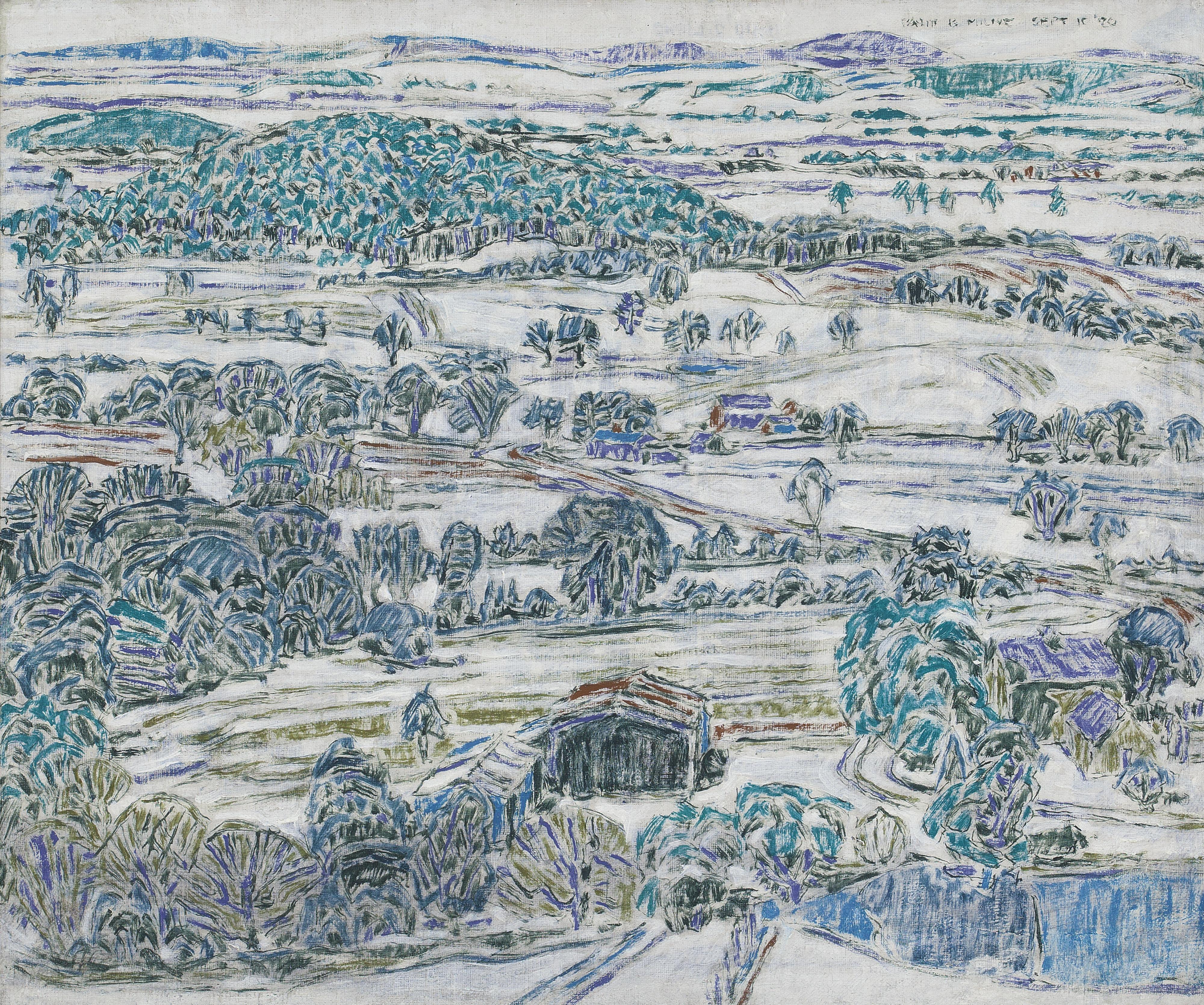 David Brown Milne - Boston Corners Landscape