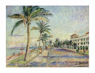 David Burliuk - By the Sea, Florida