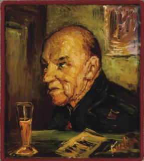 David Burliuk - Self-portrait of the artist