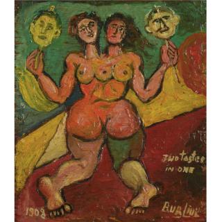 David Burliuk - Two Tastes In One