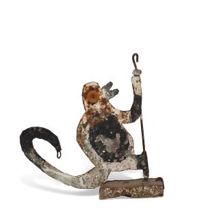 David Butler - Monkey Climbing Pole, circa 1975