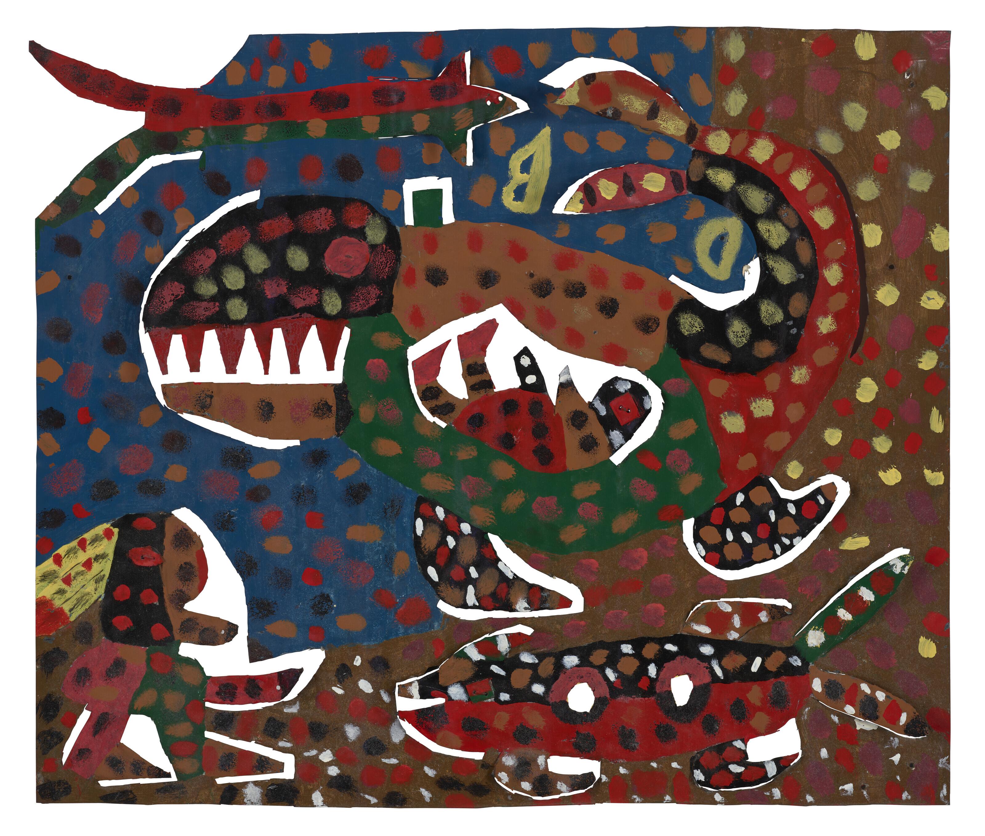 David Butler - Untitled (Jonah and the Whale), double-sided