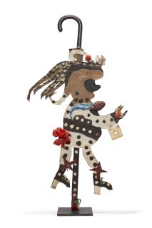 David Butler - Walking Stick with Figure, circa 1975